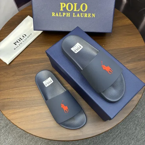 Replica Ralph Lauren Polo Slippers For Men #1435190 $45.00 USD for Wholesale
