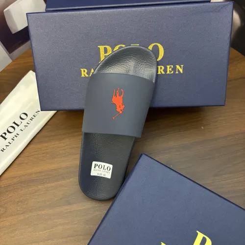 Replica Ralph Lauren Polo Slippers For Men #1435190 $45.00 USD for Wholesale