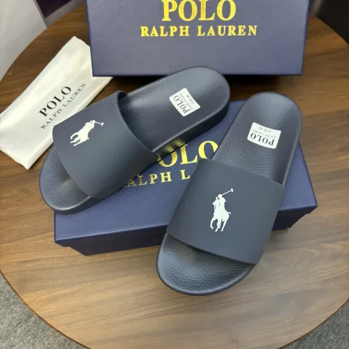 Replica Ralph Lauren Polo Slippers For Men #1435191 $45.00 USD for Wholesale