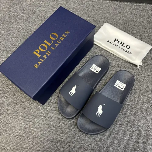 Replica Ralph Lauren Polo Slippers For Men #1435191 $45.00 USD for Wholesale