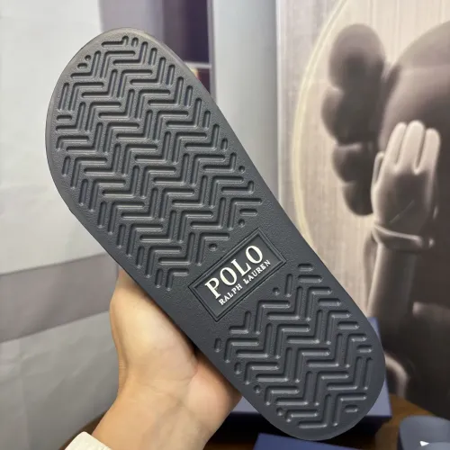 Replica Ralph Lauren Polo Slippers For Men #1435191 $45.00 USD for Wholesale