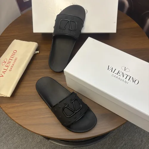 Replica Valentino Slippers For Men #1435196 $42.00 USD for Wholesale