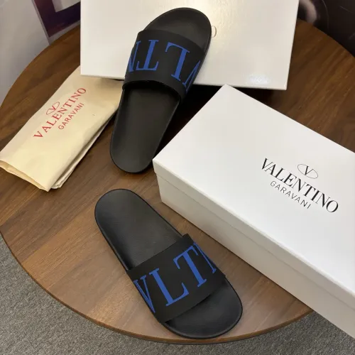 Replica Valentino Slippers For Men #1435199 $42.00 USD for Wholesale