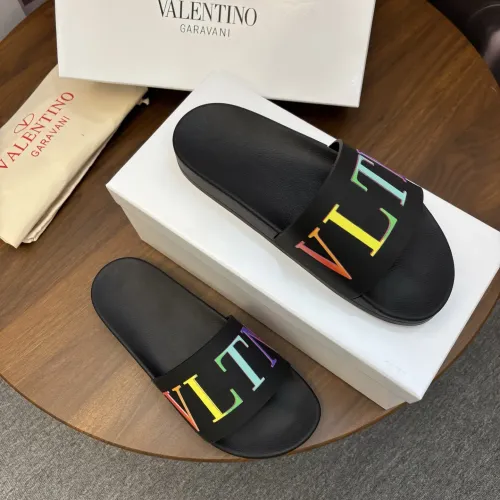Replica Valentino Slippers For Men #1435201 $42.00 USD for Wholesale