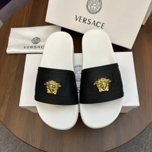 Wholesale Versace Slippers For Women #1435217 $42.00 USD, Wholesale Quality Replica Versace Slippers
