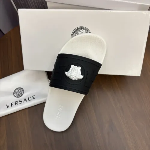 Replica Versace Slippers For Men #1435231 $42.00 USD for Wholesale