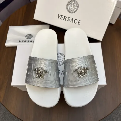 Wholesale Versace Slippers For Men #1435241 $42.00 USD, Wholesale Quality Replica Versace Slippers