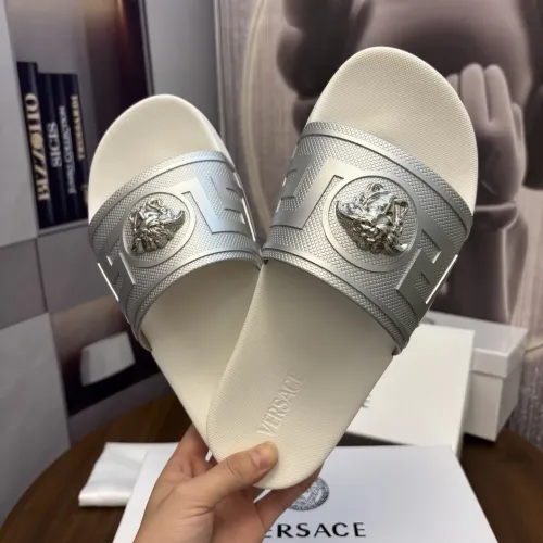 Replica Versace Slippers For Men #1435241 $42.00 USD for Wholesale