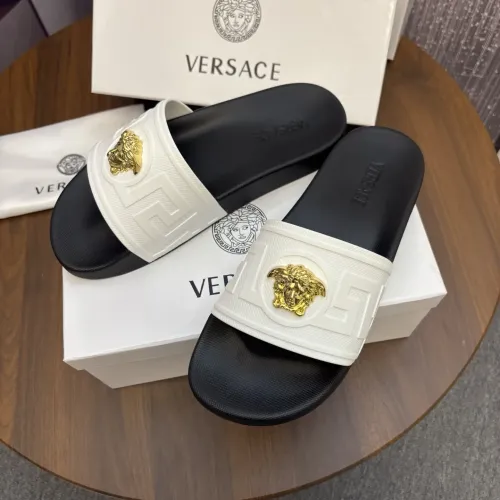 Replica Versace Slippers For Men #1435251 $42.00 USD for Wholesale