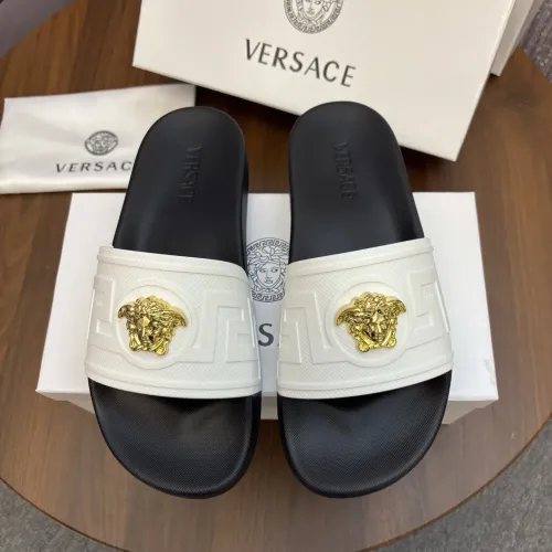 Wholesale Versace Slippers For Women #1435252 $42.00 USD, Wholesale Quality Replica Versace Slippers
