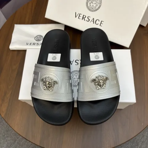 Wholesale Versace Slippers For Men #1435255 $42.00 USD, Wholesale Quality Replica Versace Slippers