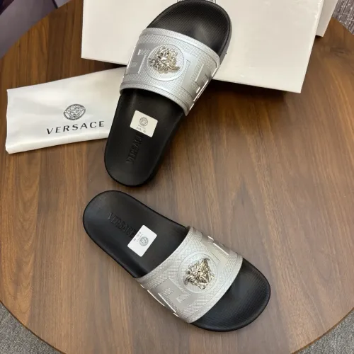 Replica Versace Slippers For Men #1435255 $42.00 USD for Wholesale