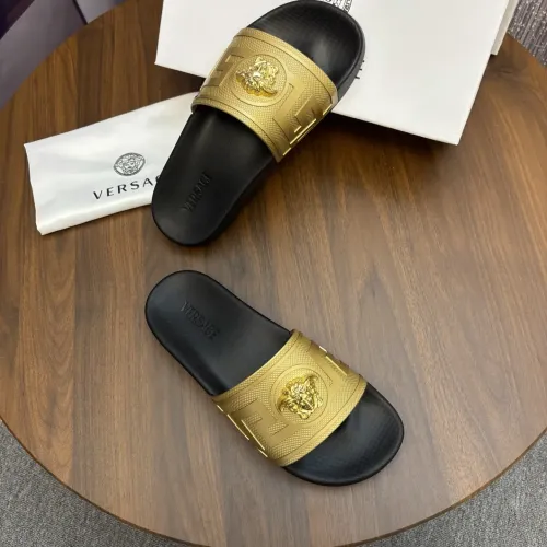 Replica Versace Slippers For Men #1435261 $42.00 USD for Wholesale