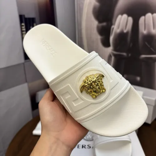 Replica Versace Slippers For Men #1435270 $42.00 USD for Wholesale
