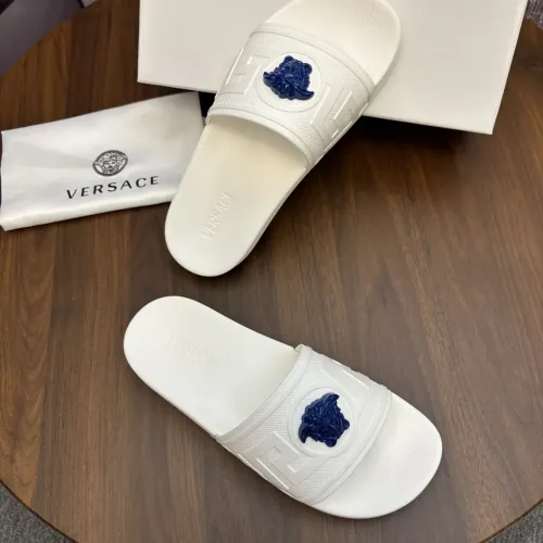 Replica Versace Slippers For Men #1435272 $42.00 USD for Wholesale