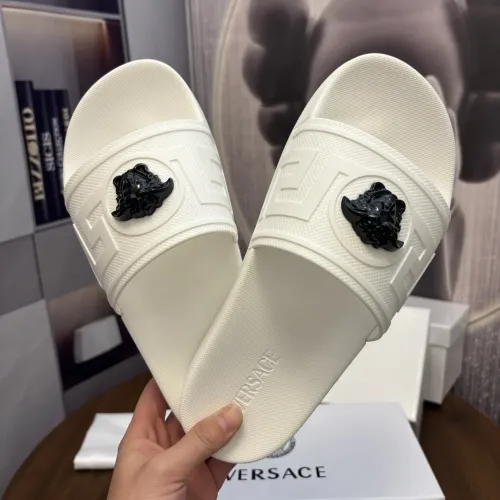 Replica Versace Slippers For Men #1435274 $42.00 USD for Wholesale