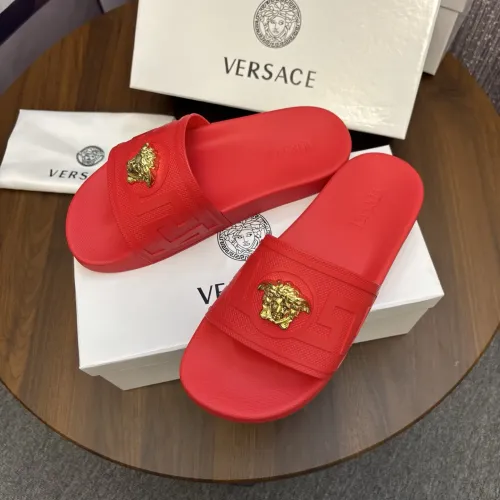 Replica Versace Slippers For Women #1435277 $42.00 USD for Wholesale