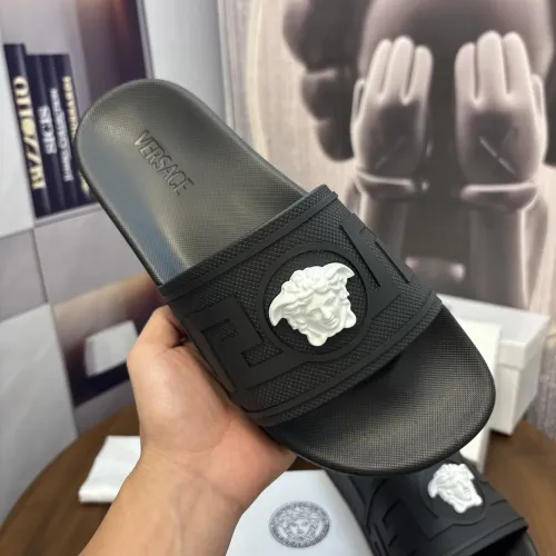 Replica Versace Slippers For Men #1435286 $42.00 USD for Wholesale