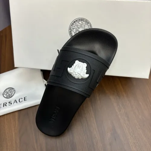 Replica Versace Slippers For Men #1435286 $42.00 USD for Wholesale