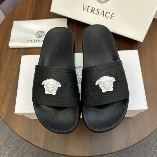 Wholesale Versace Slippers For Women #1435287 $42.00 USD, Wholesale Quality Replica Versace Slippers