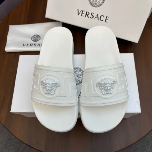 Wholesale Versace Slippers For Men #1435288 $42.00 USD, Wholesale Quality Replica Versace Slippers