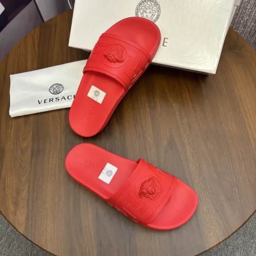 Replica Versace Slippers For Men #1435303 $42.00 USD for Wholesale