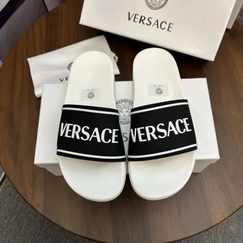 Wholesale Versace Slippers For Men #1435305 $42.00 USD, Wholesale Quality Replica Versace Slippers