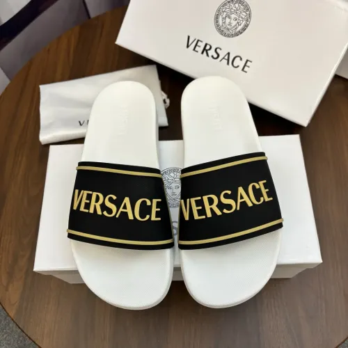 Wholesale Versace Slippers For Men #1435311 $42.00 USD, Wholesale Quality Replica Versace Slippers
