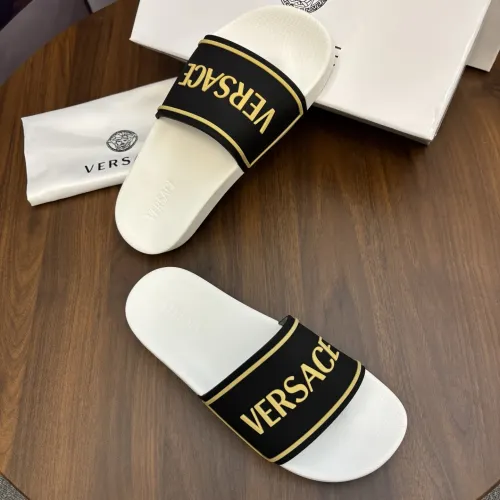 Replica Versace Slippers For Men #1435311 $42.00 USD for Wholesale