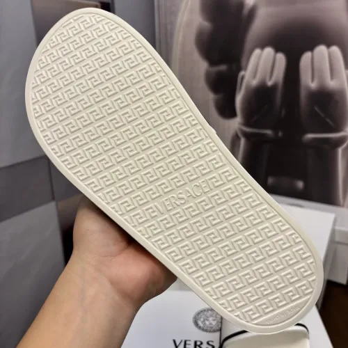 Replica Versace Slippers For Men #1435315 $42.00 USD for Wholesale