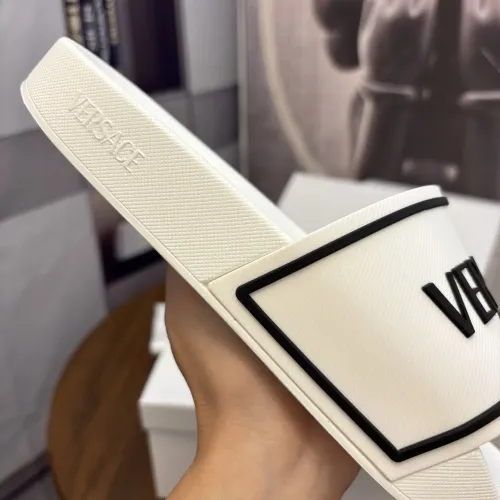 Replica Versace Slippers For Men #1435315 $42.00 USD for Wholesale