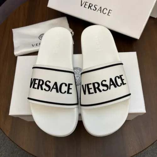 Wholesale Versace Slippers For Women #1435317 $42.00 USD, Wholesale Quality Replica Versace Slippers