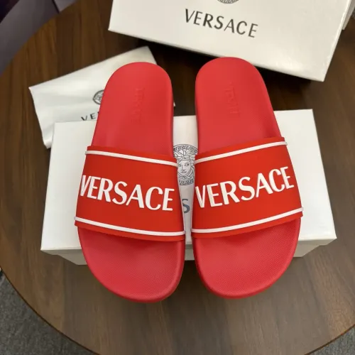 Wholesale Versace Slippers For Men #1435330 $42.00 USD, Wholesale Quality Replica Versace Slippers