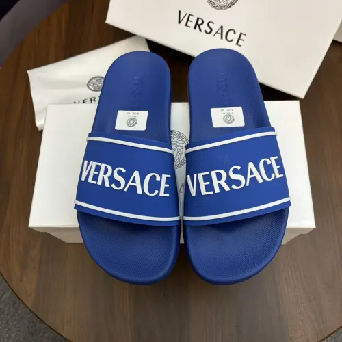Wholesale Versace Slippers For Men #1435332 $42.00 USD, Wholesale Quality Replica Versace Slippers