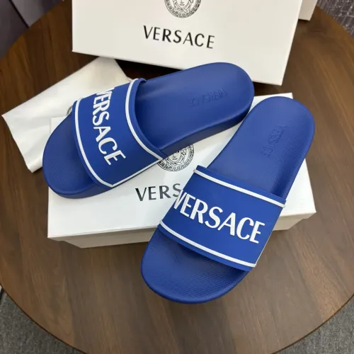 Replica Versace Slippers For Men #1435332 $42.00 USD for Wholesale