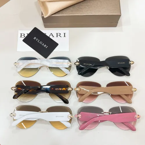 Replica Bvlgari AAA Quality Sunglasses #1435337 $60.00 USD for Wholesale