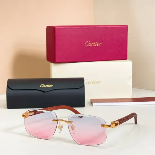 Wholesale Cartier AAA Quality Sunglassess #1435624 $60.00 USD, Wholesale Quality Replica Cartier AAA Quality Sunglassess