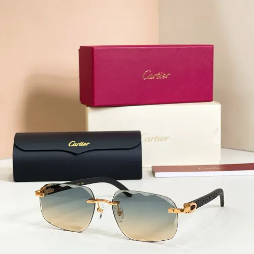 Wholesale Cartier AAA Quality Sunglassess #1435626 $60.00 USD, Wholesale Quality Replica Cartier AAA Quality Sunglassess