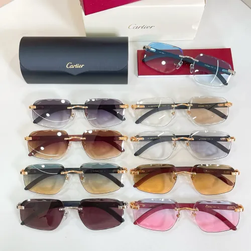 Replica Cartier AAA Quality Sunglassess #1435626 $60.00 USD for Wholesale