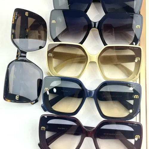 Replica MIU MIU AAA Quality Sunglasses #1435805 $60.00 USD for Wholesale