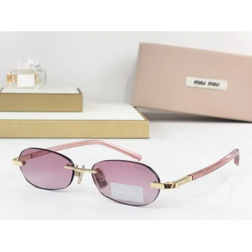Wholesale MIU MIU AAA Quality Sunglasses #1435813 $64.00 USD, Wholesale Quality Replica MIU MIU AAA Sunglasses