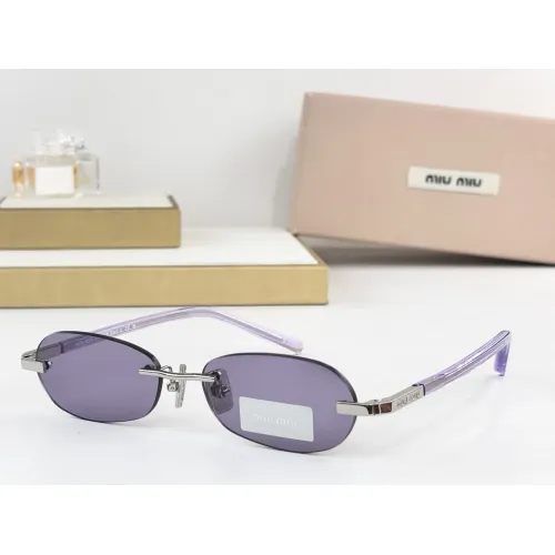 Wholesale MIU MIU AAA Quality Sunglasses #1435814 $64.00 USD, Wholesale Quality Replica MIU MIU AAA Sunglasses
