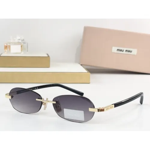 Wholesale MIU MIU AAA Quality Sunglasses #1435816 $64.00 USD, Wholesale Quality Replica MIU MIU AAA Sunglasses
