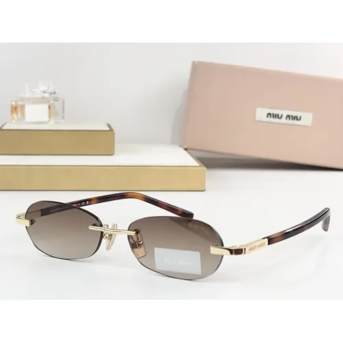 Wholesale MIU MIU AAA Quality Sunglasses #1435817 $64.00 USD, Wholesale Quality Replica MIU MIU AAA Sunglasses