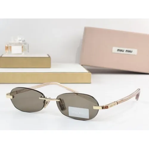 Wholesale MIU MIU AAA Quality Sunglasses #1435818 $64.00 USD, Wholesale Quality Replica MIU MIU AAA Sunglasses