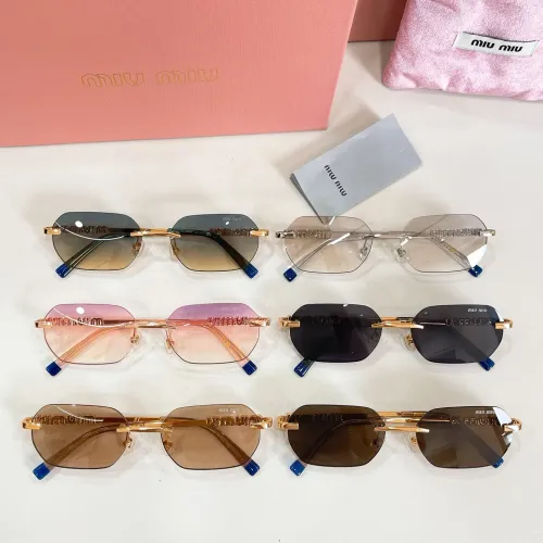 Replica MIU MIU AAA Quality Sunglasses #1435825 $64.00 USD for Wholesale
