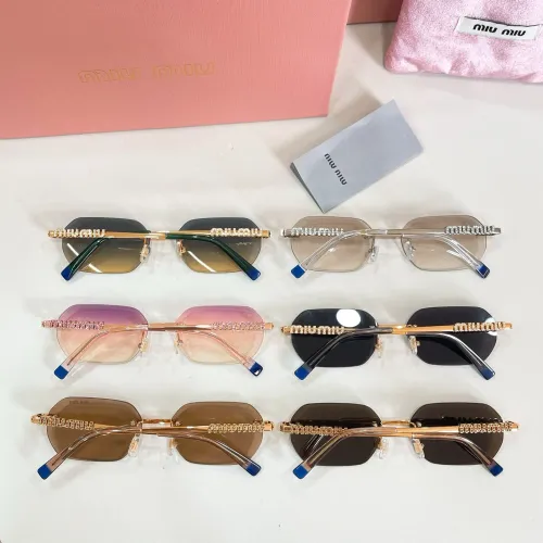 Replica MIU MIU AAA Quality Sunglasses #1435831 $64.00 USD for Wholesale