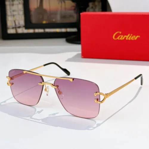 Wholesale Cartier AAA Quality Sunglassess #1435937 $60.00 USD, Wholesale Quality Replica Cartier AAA Quality Sunglassess