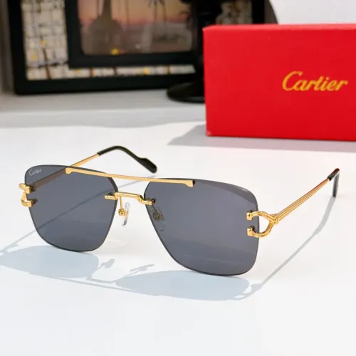 Wholesale Cartier AAA Quality Sunglassess #1435941 $60.00 USD, Wholesale Quality Replica Cartier AAA Quality Sunglassess