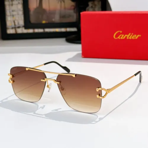 Wholesale Cartier AAA Quality Sunglassess #1435945 $60.00 USD, Wholesale Quality Replica Cartier AAA Quality Sunglassess